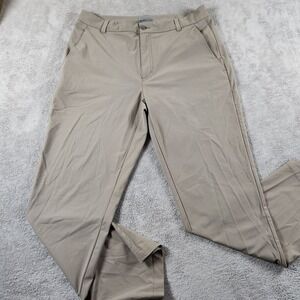 Vrst Performance Pants Mens Size 34x32 Flat Front Golf Travel Chino Pants
